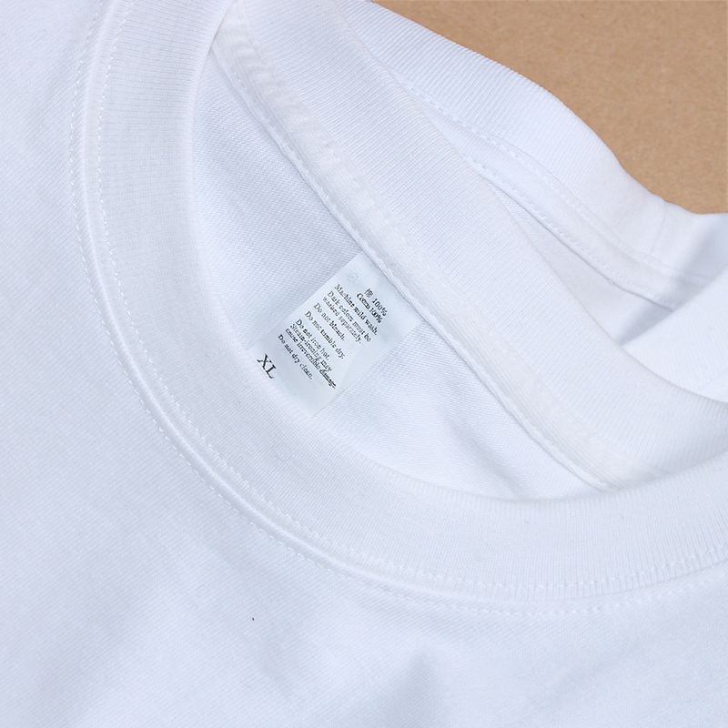 Sustainable 100% cotton premium tshirt custom scre