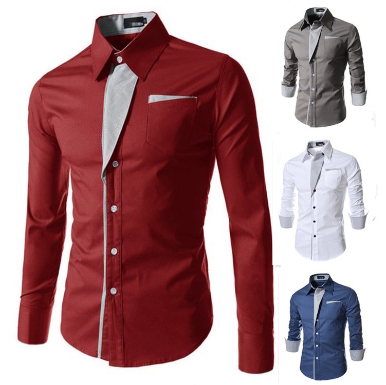Enerup Wholesale New Design Camisa Masculina Long