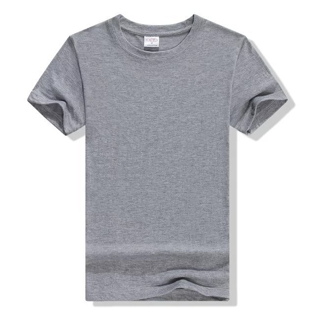 Men 50% cotton 50% polyester plain Blank Tee Shirt
