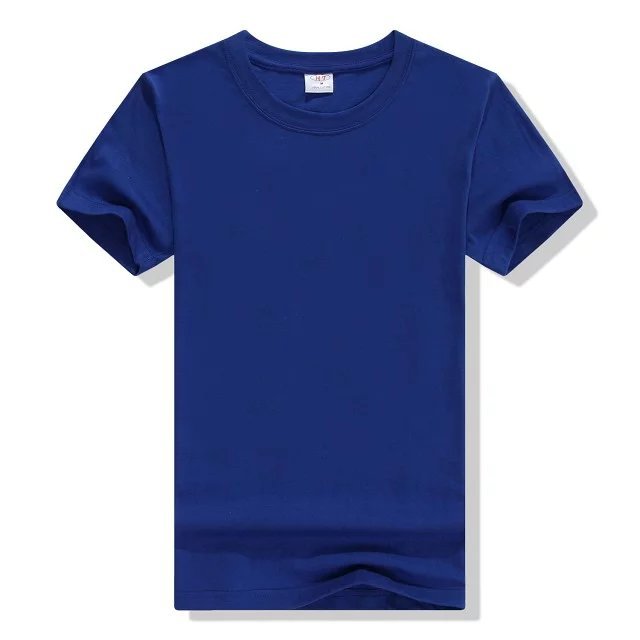 Men 50% cotton 50% polyester plain Blank Tee Shirt