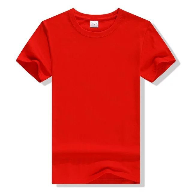 Men 50% cotton 50% polyester plain Blank Tee Shirt