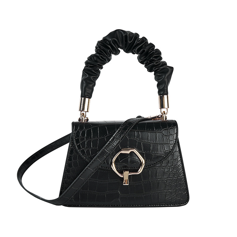 Fashion custom pu leather side portable shoulder b
