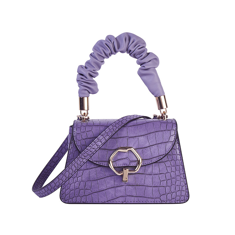 Fashion custom pu leather side portable shoulder b