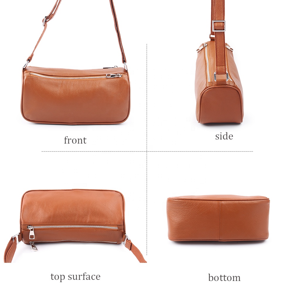 2022 women soft genuine leather underarm crossbody