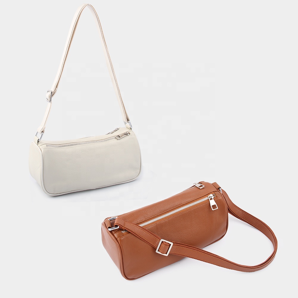 2022 women soft genuine leather underarm crossbody