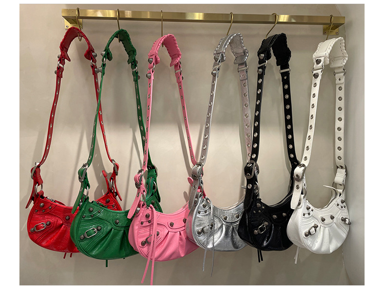 Famous Brand Women Hand Bags Ladies Crossbody Purses and Handbags for Women Designer luxury rivet Mo