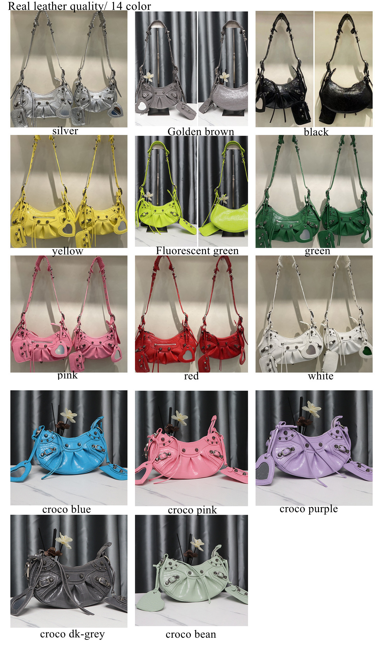 Famous Brand Women Hand Bags Ladies Crossbody Purses and Handbags for Women Designer luxury rivet Mo