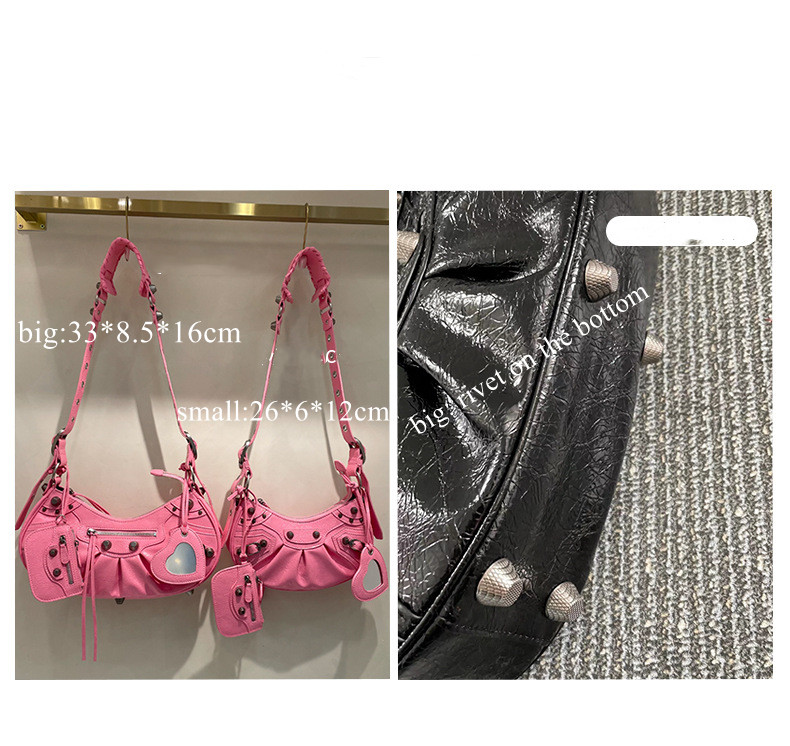 Famous Brand Women Hand Bags Ladies Crossbody Purses and Handbags for Women Designer luxury rivet Mo