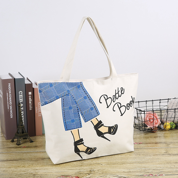Hot sale sac a main hand bag women custom tote bag canvas tote bag for daily