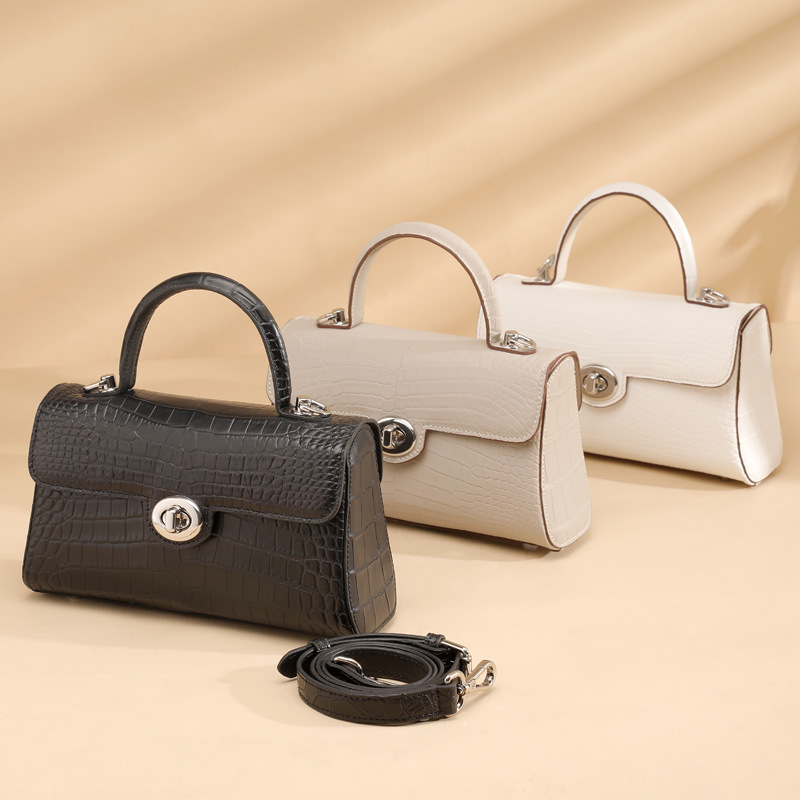 OEM ODM Sac A Main Femm Luxury High Quality Crocodile Leather Handbags Women Fashion Crossbody Shoul