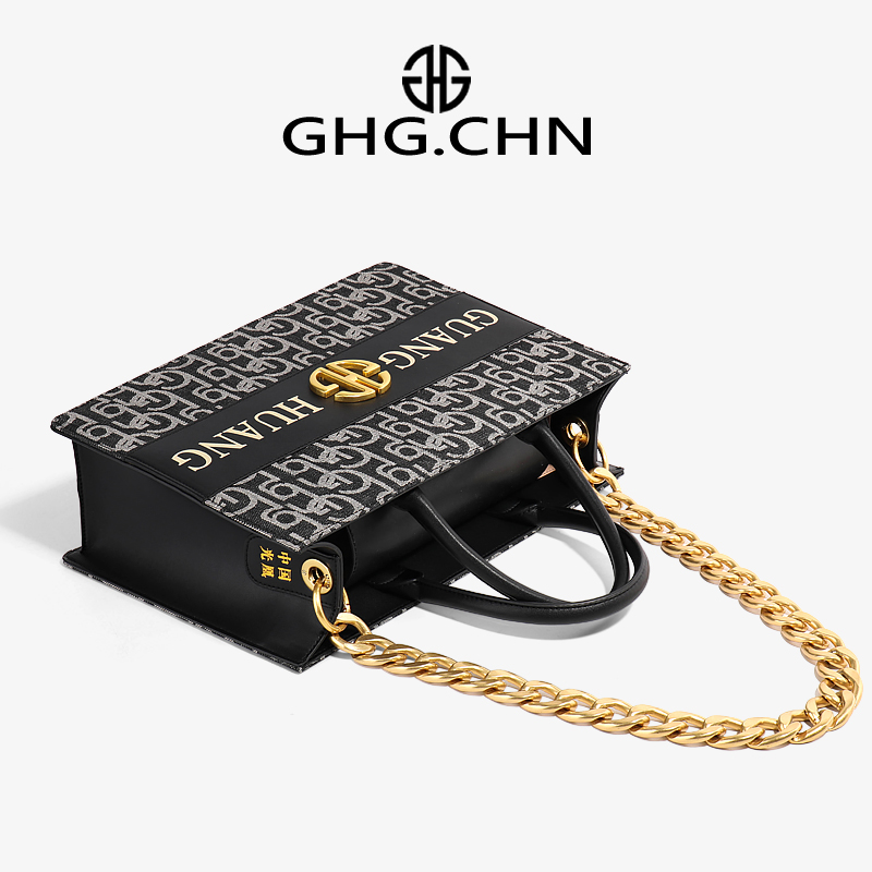 high quality red PVC women's designer handbag large capacity Tote bag chain single shoulder bag offi