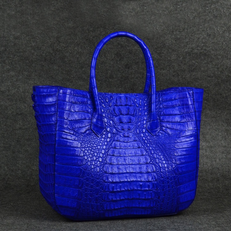 Luxury large crocodile ladies tote bags exotic handbag women fashion brand purse factory Guangzhou d