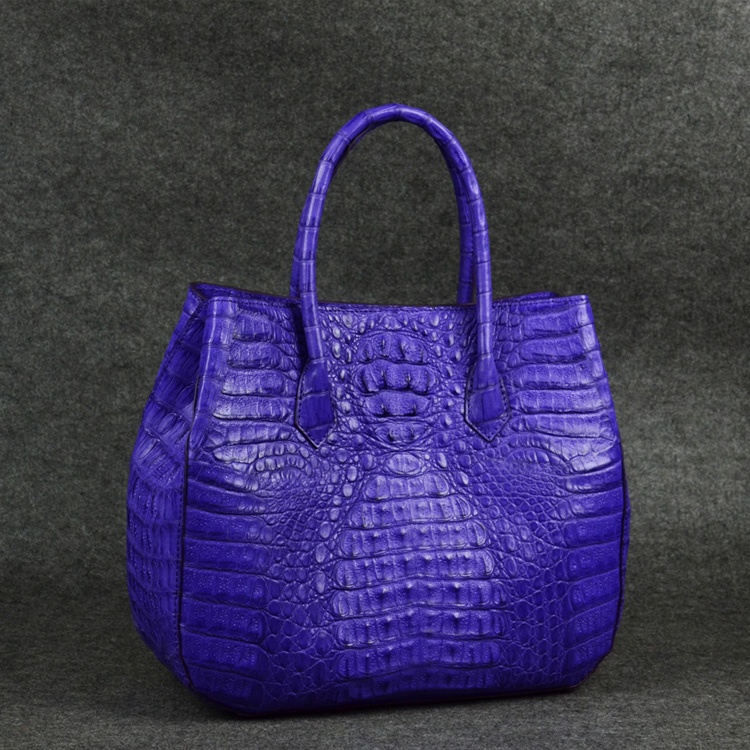 Luxury large crocodile ladies tote bags exotic handbag women fashion brand purse factory Guangzhou d