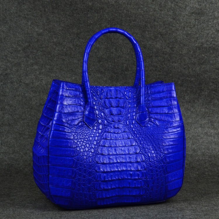Luxury large crocodile ladies tote bags exotic handbag women fashion brand purse factory Guangzhou d