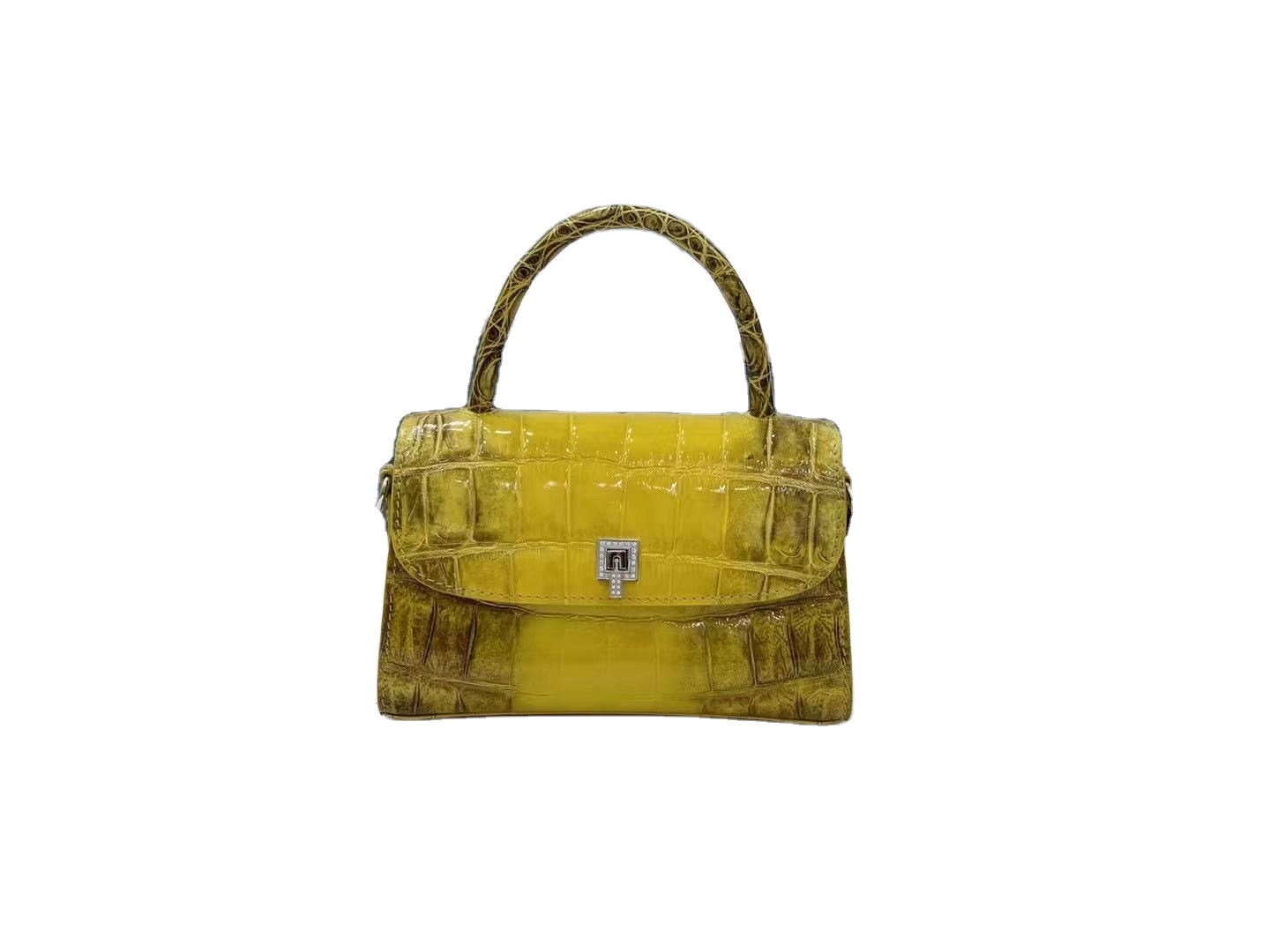 Custom-made High End Quality 100% Genuine Exotic Crocodile Leather Hand Bag