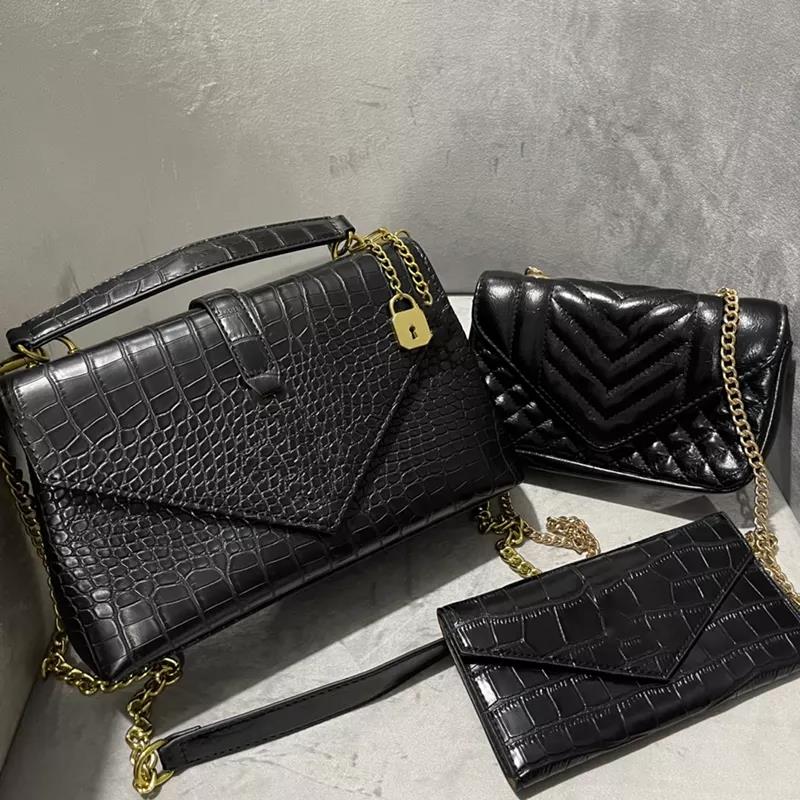 Designer Handbags Famous Brands 3pcs In 1sets Shoulder Bags Cheap Women Hand Bags Ladies Purses And 
