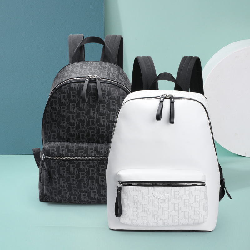 New arrival top grain leather backpack custom printing logo leather travel backpack wholesale design