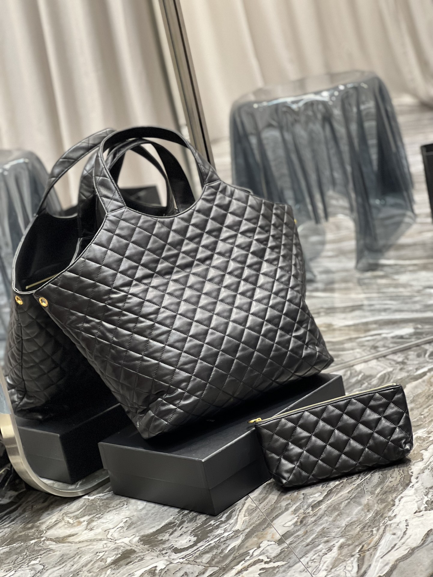 maxi shopping handbag real leather large size lady purse mirror quality hand bag new design luxury h