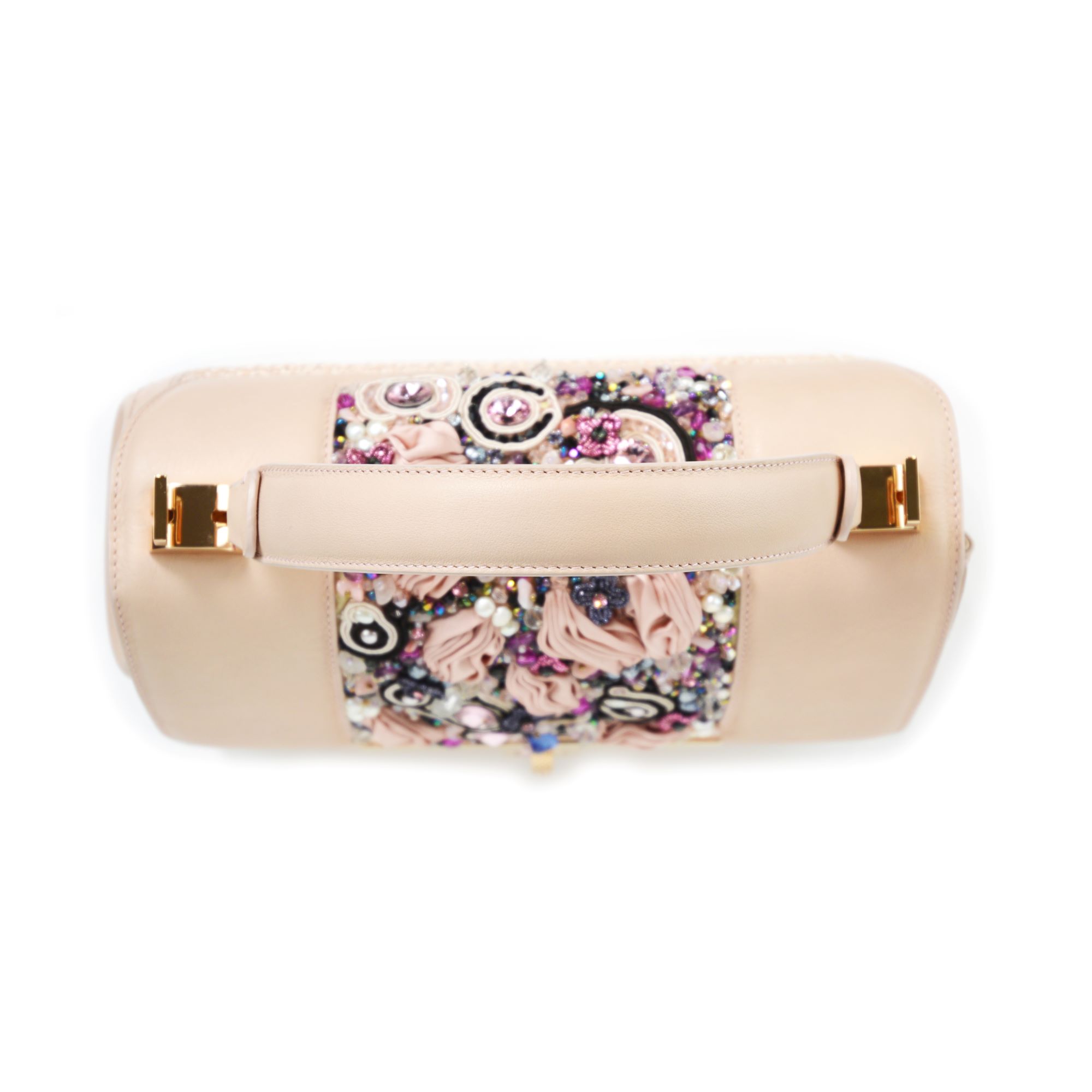 Made in Italy   BRIGIDA LEATHER POWDER PINK Luxury Bag for Classy Lady