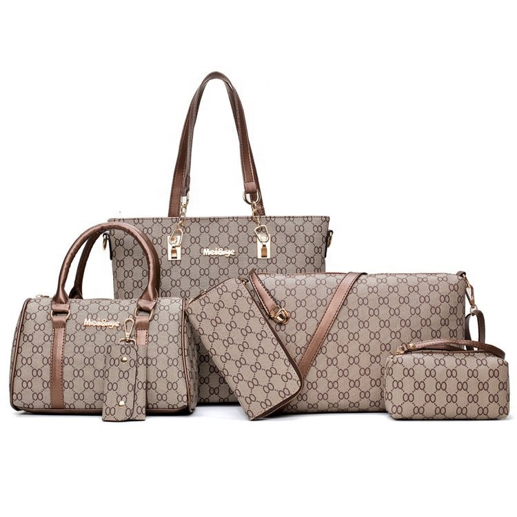 Cheap Price 3 Pcs Set Brand Ladies Sling Handbag Large Capacity Women Luxury PU Leather Custom Shoul