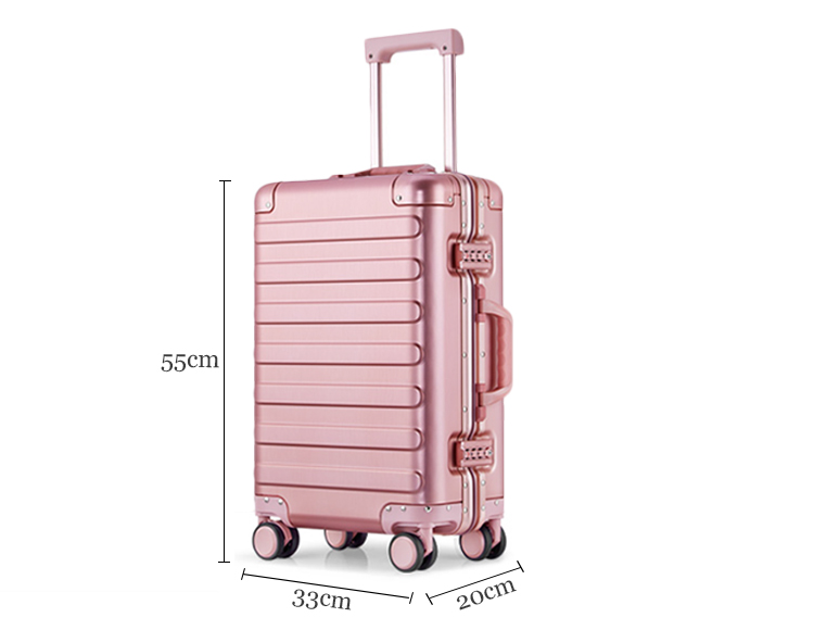 Factory Direct Price 20 Inch Aluminium Cabin Travel Trolley Case Trolley Suitcase Trolley Luggage Ba