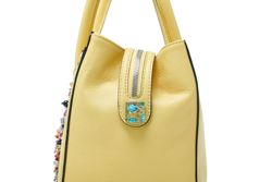 Made in Italy   URSULA M LEATHER CURRY/CEDAR Luxury Bag  for Boutique
