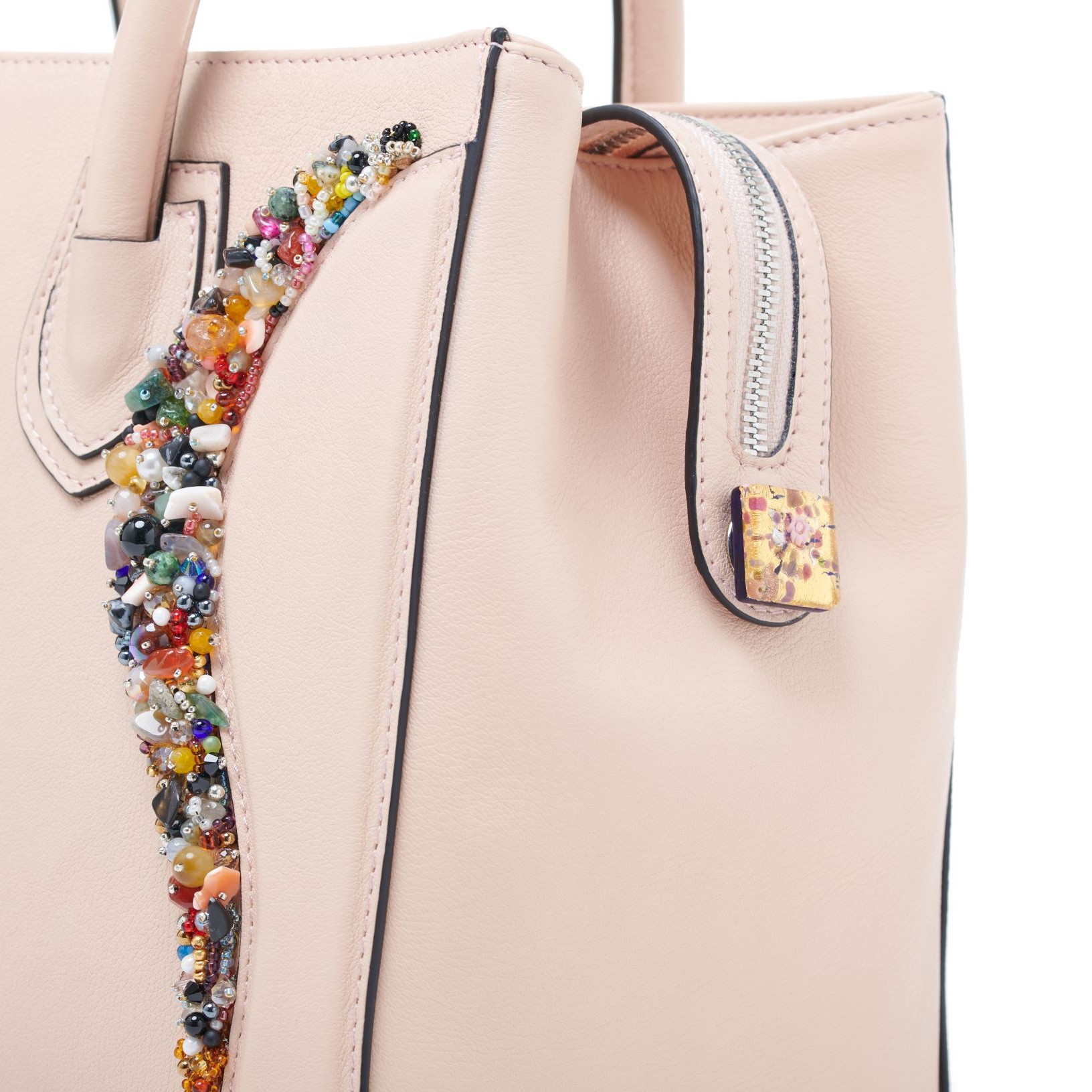 URSULA M POWDER PINK Luxury Bag Made in Italy