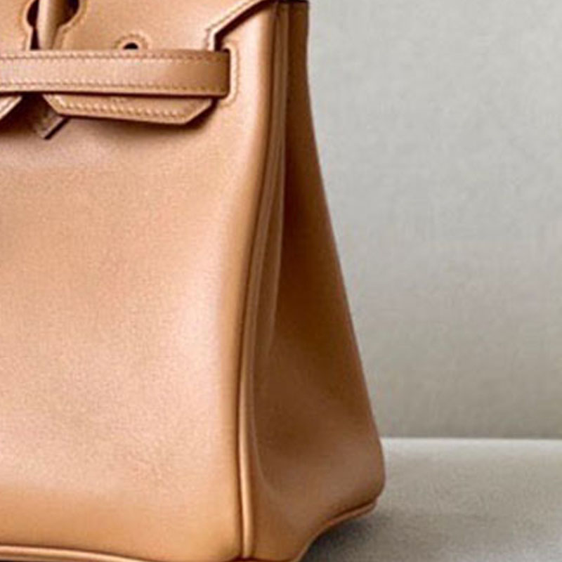 Togo Leather Handmade honey wax platinum bag imported calf leather lychee pattern Handbag lock women