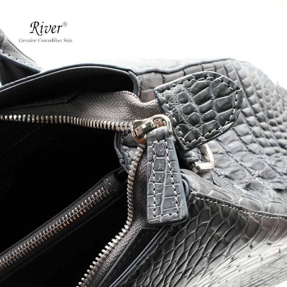 Genuine Crocodile leather bags, Siamensis Crocodile Skin, HZ049SHMC