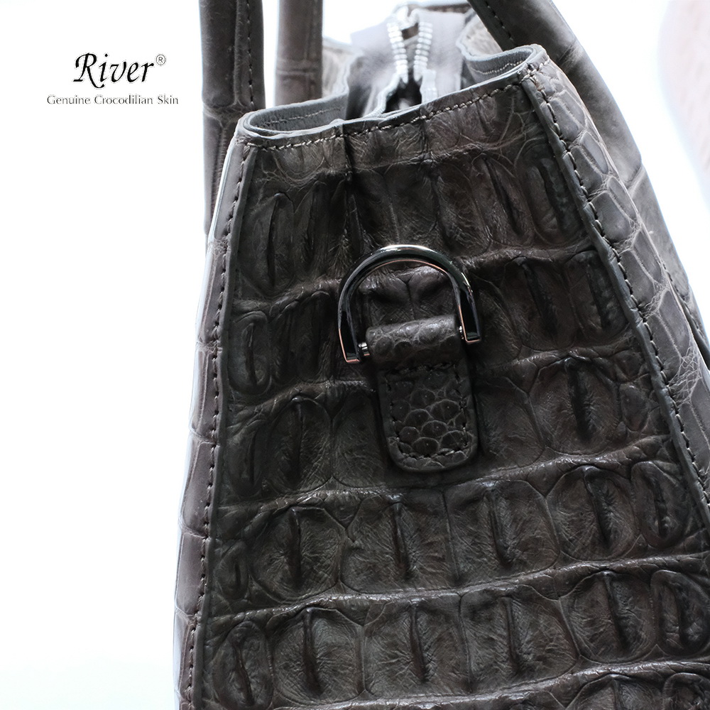 Genuine Crocodile leather bags, Siamensis Crocodile Skin, HZ049SHMC
