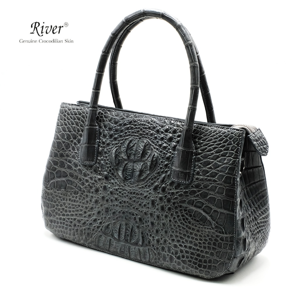 Genuine Crocodile leather bags, Siamensis Crocodile Skin, HZ049SHMC