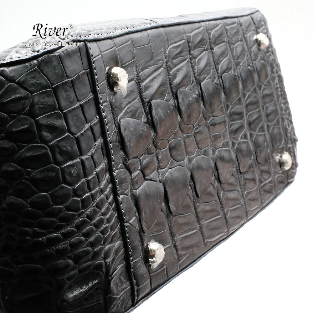Genuine Crocodile leather bags, Siamensis Crocodile Skin, HZ049SHMC