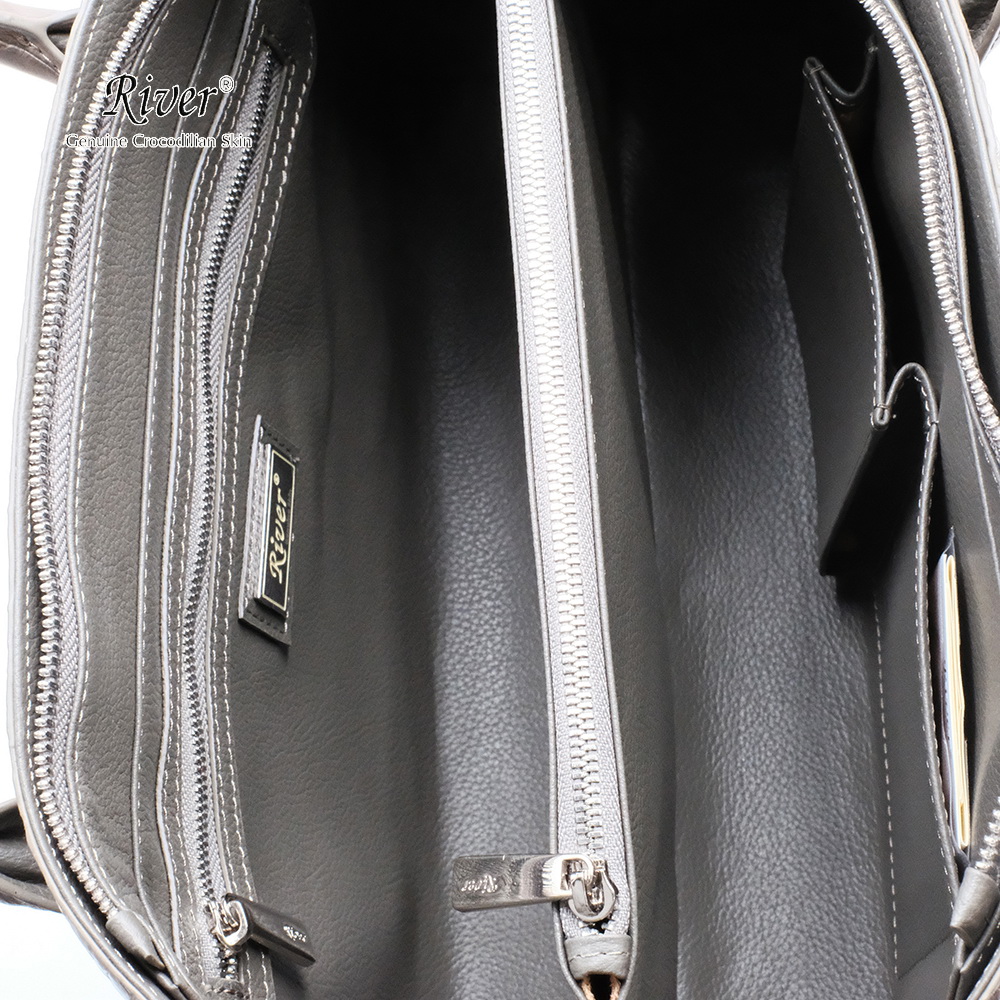 Genuine Crocodile leather bags, Siamensis Crocodile Skin, HZ049SHMC