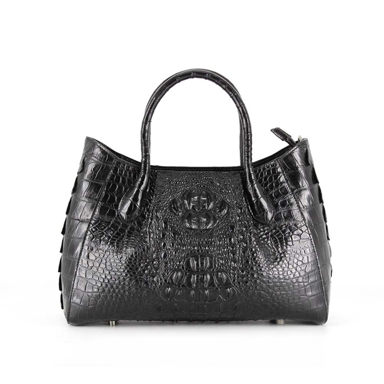 Wholesale cheapest high quality private label elegance stylish bag crocodile embossed leather women 