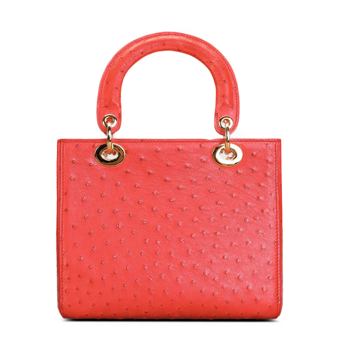 Branded Style Luxury Quality Genuine Ostrich Skin Leather women fashion handbag ladies bags handbag