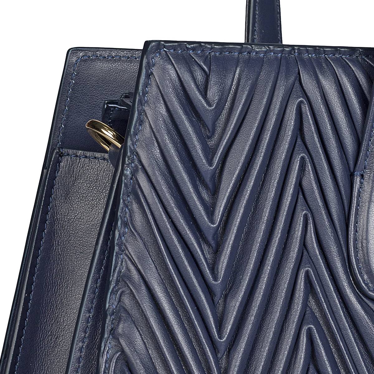 WOMEN HIGH QUALITY DARK BLUE BAG 6644  MADE IN ITALY