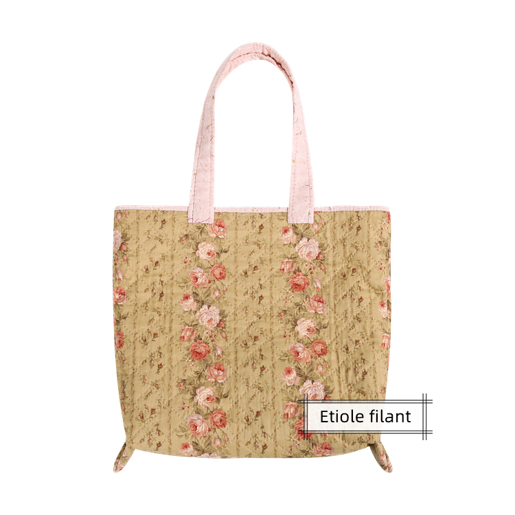 Handmade Sticking Cloth Embroidered Shoulder Bag Custom Fabric Bags Cloth Bags For Women Girls Ladie