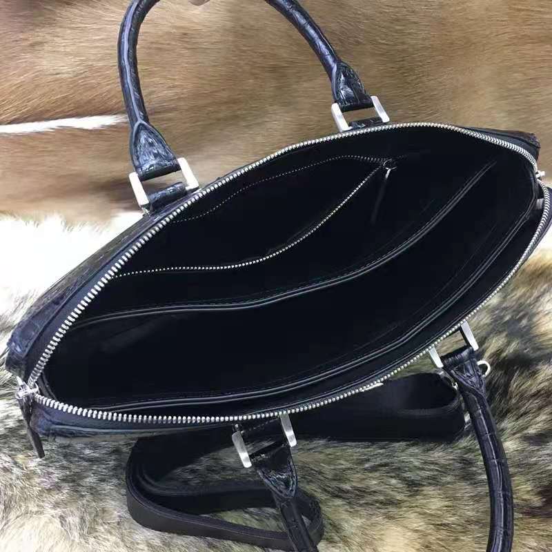 New Trendy Designer Luxury Life Men Real Crocodile Skin hand Bag Luxury Crocodile Leather briefcase 