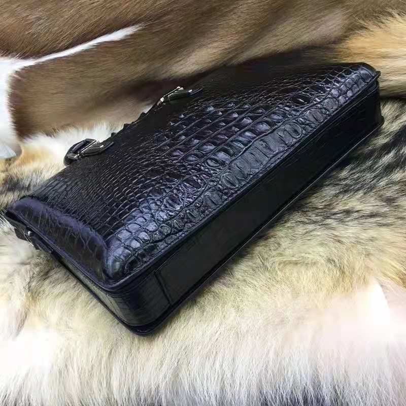 New Trendy Designer Luxury Life Men Real Crocodile Skin hand Bag Luxury Crocodile Leather briefcase 