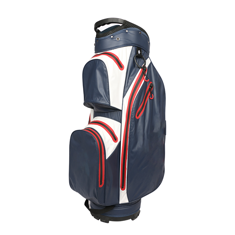 Navy Blue Waterproof Golf Cart Bag