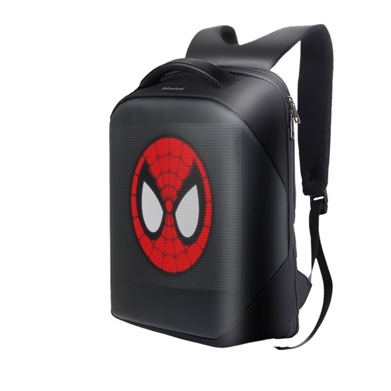 2022  hot sale smart WIFI Version Portable LED Backpack Mobile control  led Light Walking Advertisin