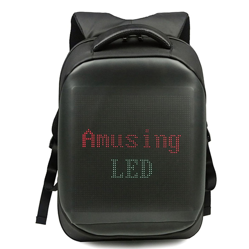 2022  hot sale smart WIFI Version Portable LED Backpack Mobile control  led Light Walking Advertisin