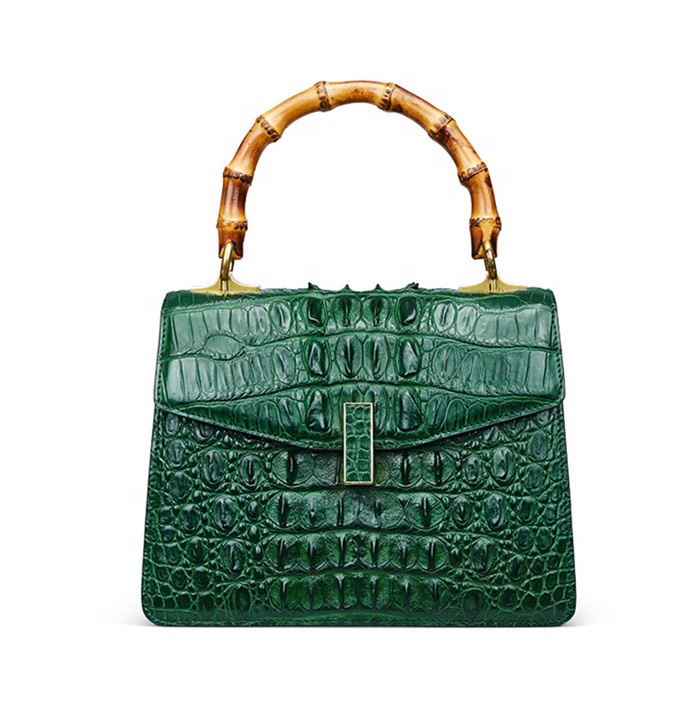 Luxury Women Crocodile Skin Bag 100% Genuine Croco Leather Lady Designer Handbag