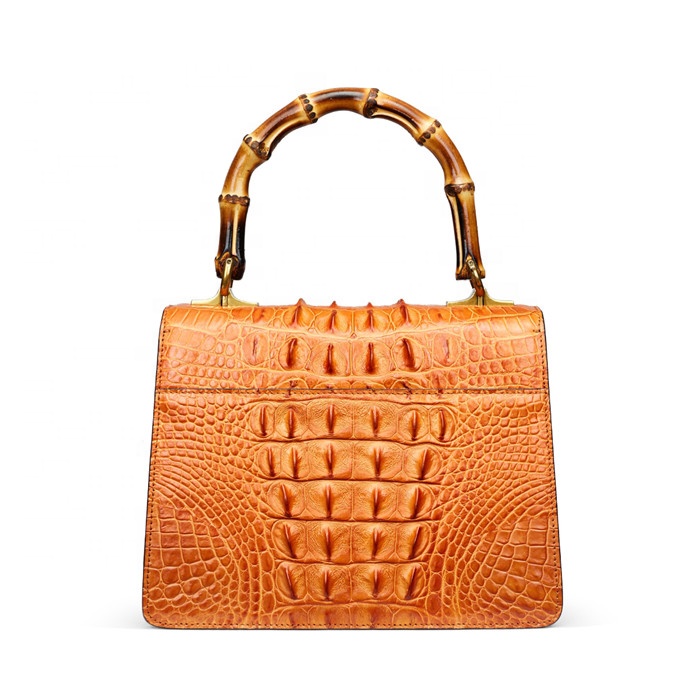 Luxury Women Crocodile Skin Bag 100% Genuine Croco Leather Lady Designer Handbag