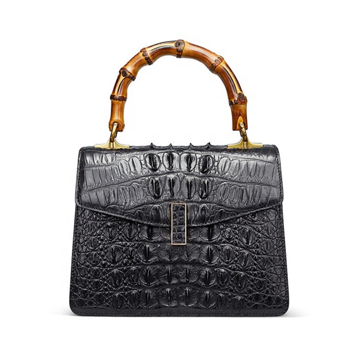 Luxury Women Crocodile Skin Bag 100% Genuine Croco Leather Lady Designer Handbag