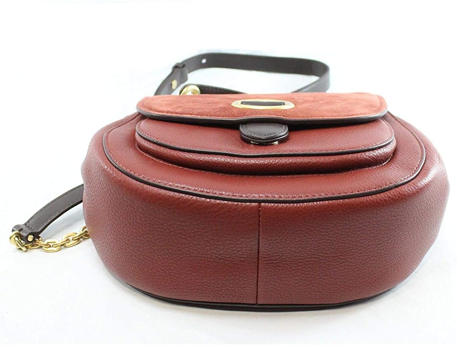 Modern designer luxury leather brick color cross body handbags women's messenger bags