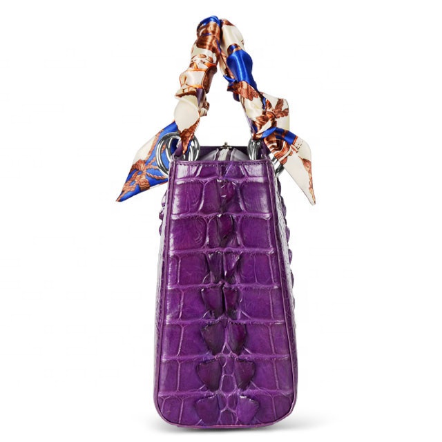 OEM Jranter Custom Sac A Main De Lux Luxury Genuine Alligator Crocodile Skin Leather Women Crossbody