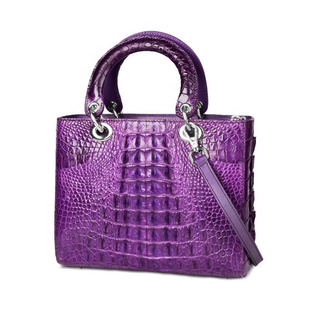 OEM Jranter Custom Sac A Main De Lux Luxury Genuine Alligator Crocodile Skin Leather Women Crossbody