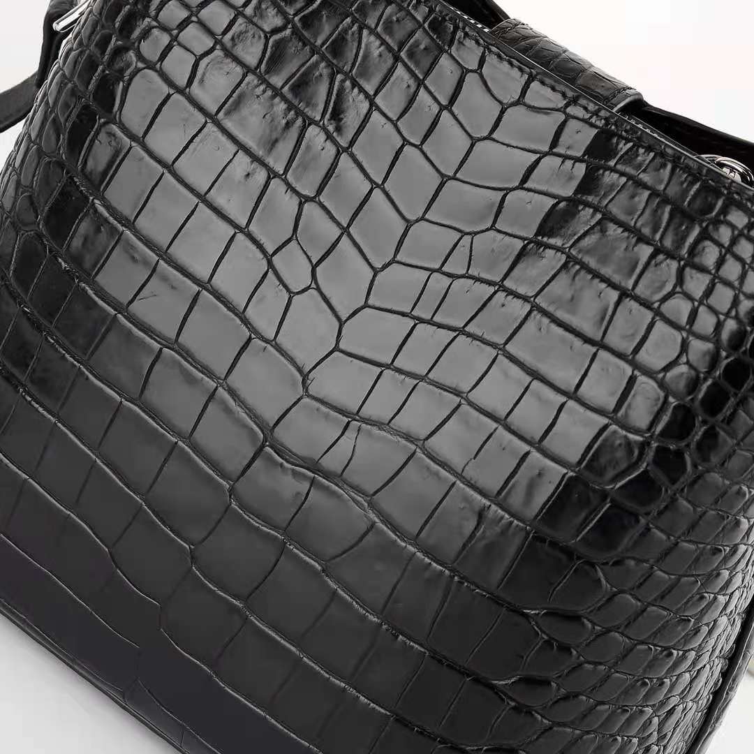 real crocodile leather bag ladies fashion handbags shoulder bags European and American trend hand ba