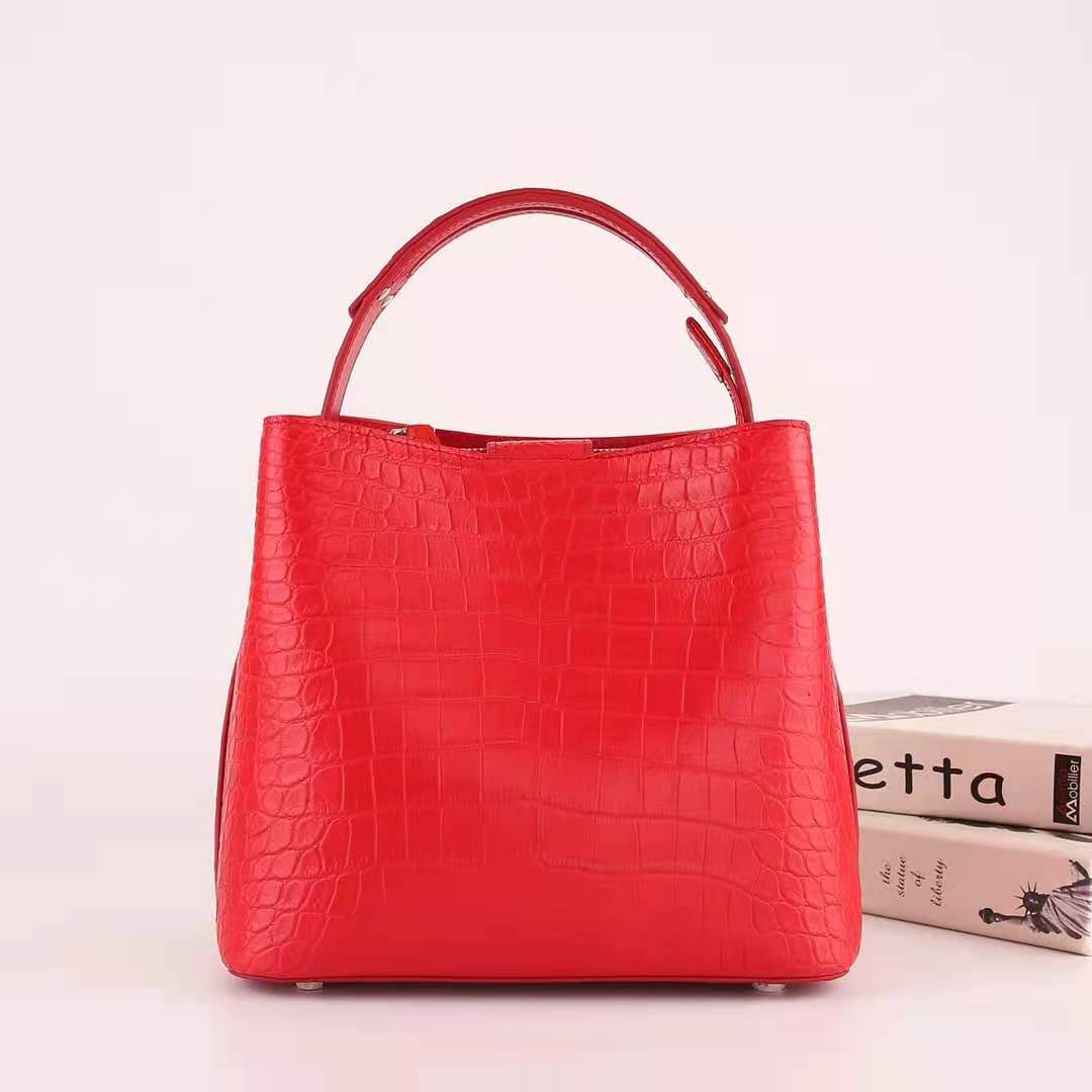 real crocodile leather bag ladies fashion handbags shoulder bags European and American trend hand ba